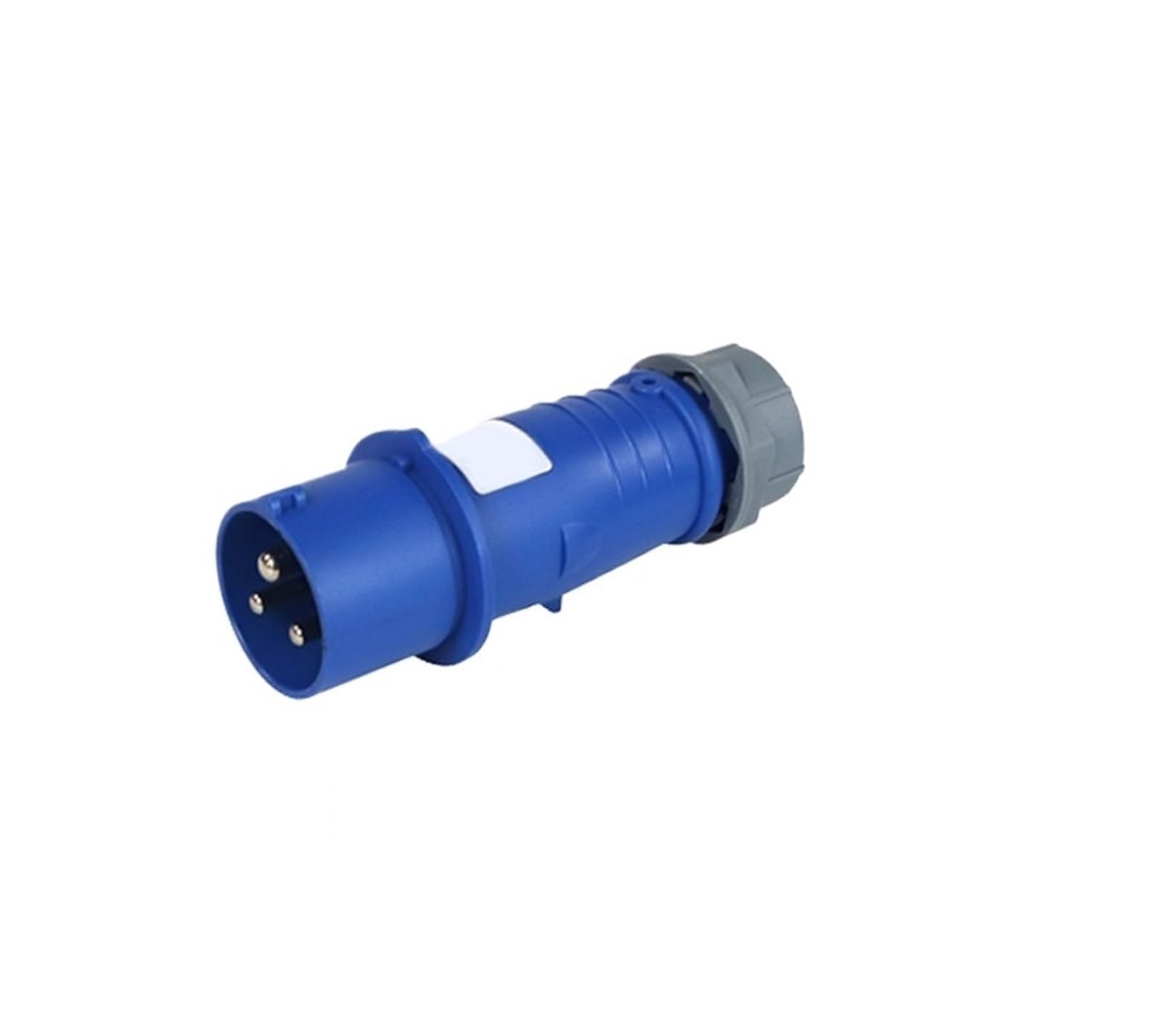 Conector IP44 azul LX 025Z de 5 polos y 32 amperios con base de enchufe industrial macho hembra