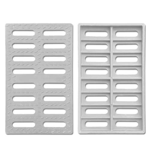 Grille de drainage de canal rectangulaire 50x40 extérieur en résine