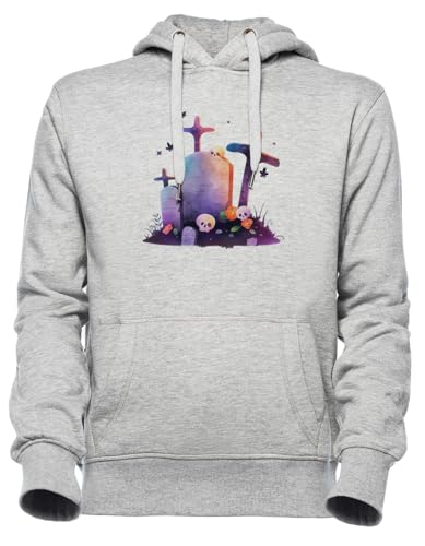 Sweat à capuche unisexe Luxogo Cimetière Mignon au tissu doux et coupe moderne