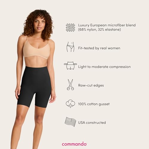 Image of commando - Classic Control Shorts | Shapewear Shorts | Supportive & Smoothing | Soft & Breathable | No Rolling or Riding Up