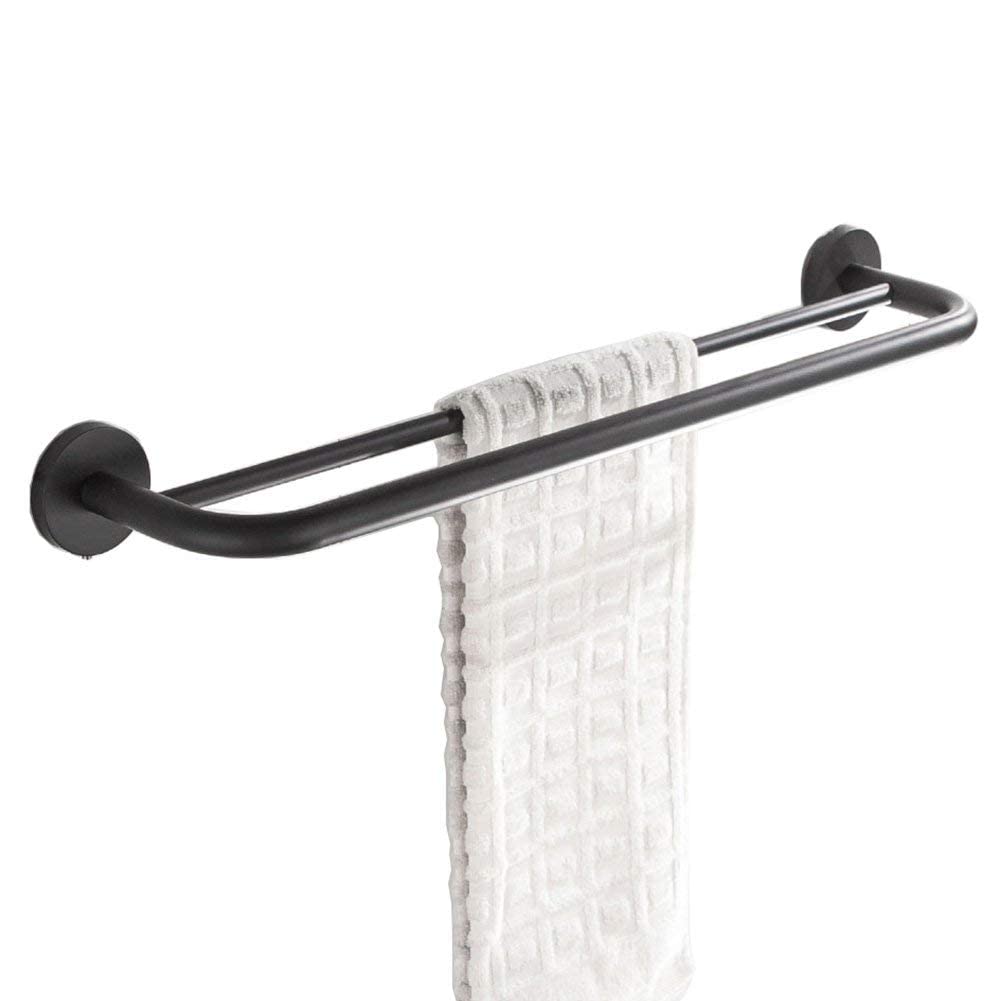 Porte-serviettes de salle de bain en acier pour suspendre peignoir et torchons