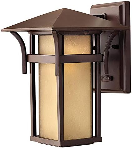 Hinkley Harbor Transitional One Light Small Outdoor Wall Mount, Anchor Bronze