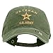 e4Hats.com US Army Veteran Military Embroidered Washed Cap - Olive OSFM