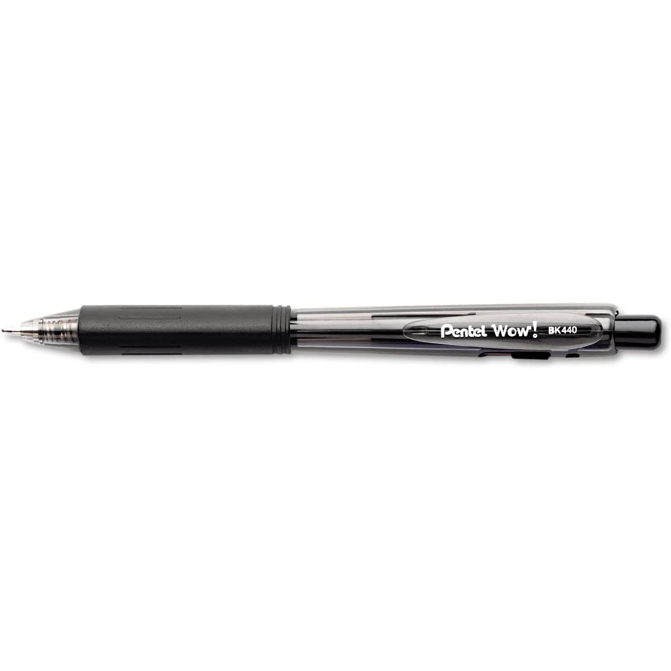 Pentel Feel-It! WOW! Rosso Penna A Sfera Retrattile A Clip 12 Pezzi Bx440 Bi P 256458