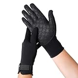 Thermoskin Full Finger Arthritis Gloves, Black, Medium