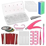 【Fácil para principiantes】 El juego de uñas acrílicas es adecuado para uñas naturales y postizas y contiene todo lo que necesitas. Puede crear su propio estilo de uñas y ahorrar tiempo y dinero en casa. Colóquelo en las uñas, púlelo para obtener efectos de arte de uñas y diseñe su único estilo de uñas.
