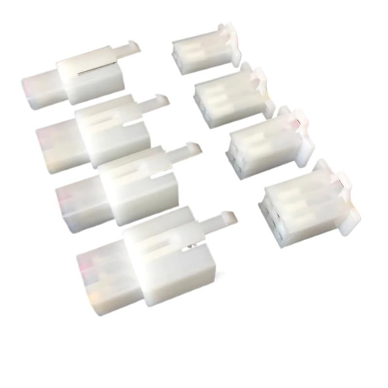 Lot de 10 connecteurs de câbles électriques mâles et femelles 2,8 mm 2/3/4/6/9 broches pour automobile (4P, 15 cm_10 ensembles_0,75 carré)