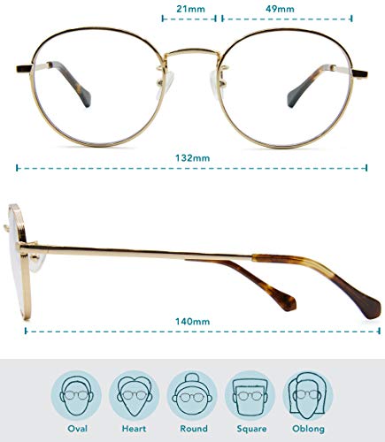 Felix Gray – Hamilton Blue Light Blocking Computer Glasses, Gold #TOP1