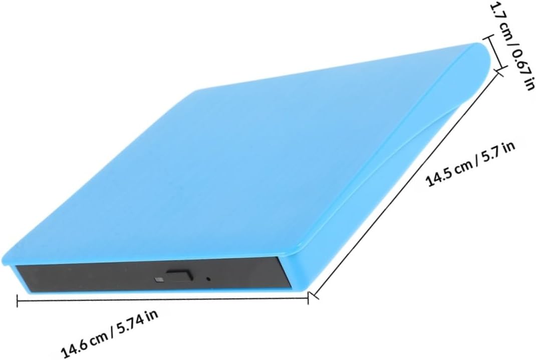 Gadpiparty USB External Cd Drive for Laptop Cd Burner DVD Player Ultra-Slim Optical Disc Drive High-Speed Data Transfer Compatible Pc