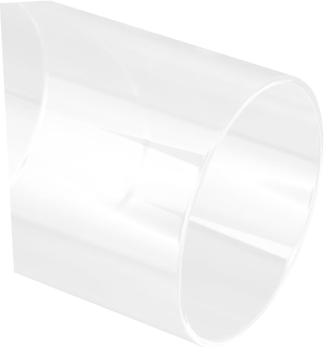 Glass Hurricane Candle Holder 4x4 Inch Windproof Candle Sleeve Open Ended Glass Chimney for Home Decor and Events