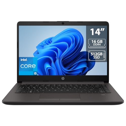 HP Laptop 240R G9: Core i5 1335U, RAM 16GB, SSD 512GB, Pantalla de 14" LED, UHD Graphics, Windows 11 Home