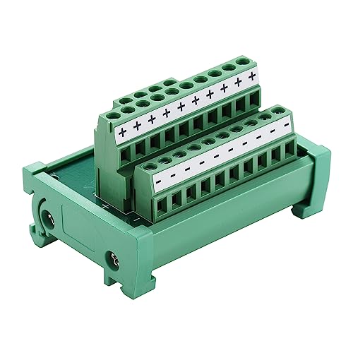 2 In 10 Out Terminal Blocks Module, 25A DIN Rail And