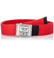 Buy Diesel Men's B-metaltape Belt, Black, 85 at Amazon.in