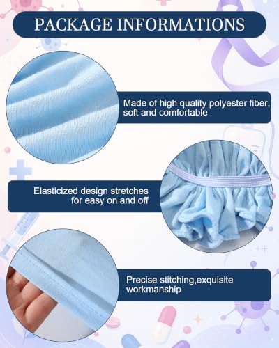 Image of Halfchet 4 Pcs Chemo Headwear for Women Pre Tied Cancer Caps Head Scarf Turbans for Women Patients Gifts