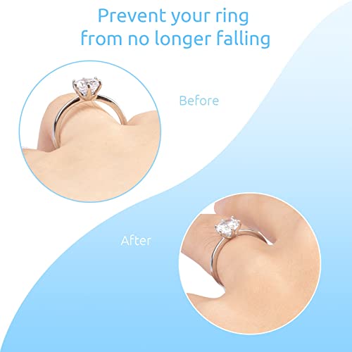 Reidea Ring Adjuster 12 Pack, Invisible And Comfortable Non-Slip Skin-Friendly, Various Sizes To Fit Almost Rings #TOP3