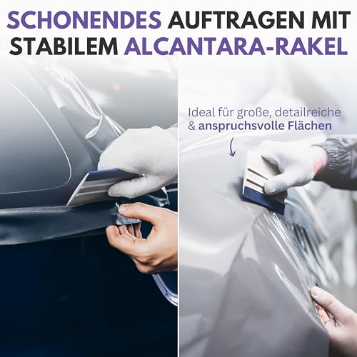 Filzada® Rakel für Folie XXL SET - Profi Folierungs Werkzeug für Rakel Folie - Rakel Set für Folierung - Rakel Plotter/Folien Rakel - Folierungs Werkzeug Set- Rakel mit Filzkante/Filzrakel