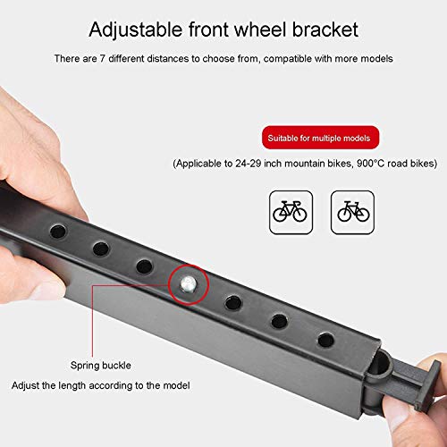 KJZQLMZ Bike Trainer Stand Rodillo silencioso para entrenamiento de bicicleta, compatible con ruedas de 24 a 29 pulgadas miniatura 5