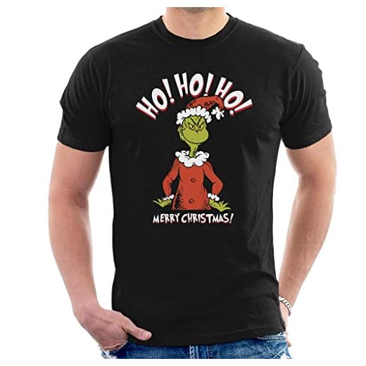 The Grinch God jul Ho Ho Ho T-shirt för män