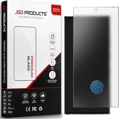 Image of JGD PRODUCTS 100% Fingerprint Working AG Matte Tempered Glass For Samsung Galaxy S26 Ultra 5G (Gamming Temper) Full HD Edge to Edge Coverage, 9H Hardness /Matte Glass