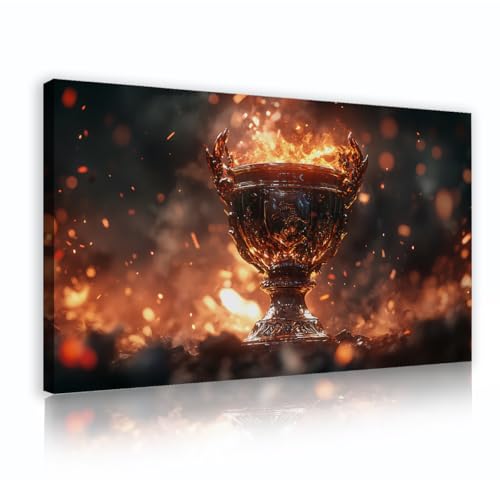 Trophée magique YUNART 35x65cm pour décoration murale