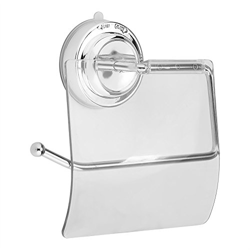 Paper Towel Holders, Paper Holder Wall-mounted with Suction Cup Protection Plate for Bathroom Kitchen Wall