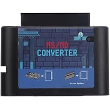 Gugxiom Converter for Mega Drive, MS/MD Game Card Adapter Converter Compatible with 5/3/2, Mega Drive Black