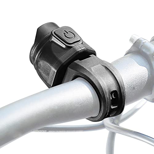 Pomurom Campanello elettronico per Bicicletta,Forti campanelli d'allarme per Biciclette Ricaricabili - Allarme per Mountain da Strada, Bici da Strada, e Adulti