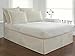 FRESH IDEAS Bedding Tailored Bedskirt, Classic 14” Drop Length, Pleated Styling, Queen, Ivory
