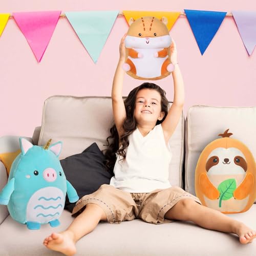 Kingwee Cute Hamster Plush Toy, Hamster Stuffed Animal Pillow thumb #4