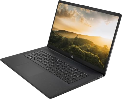 Image of HP 17 inch Laptop for Business & Students, 17.3 inch HD+ Display, 16 GB RAM, 1 TB SSD, AMD Ryzen 5 7530U(6-Core), Wi-Fi 6, Webcam, Win 11 Pro, with Lifetime Microsoft Office+Designed Accessories, Black