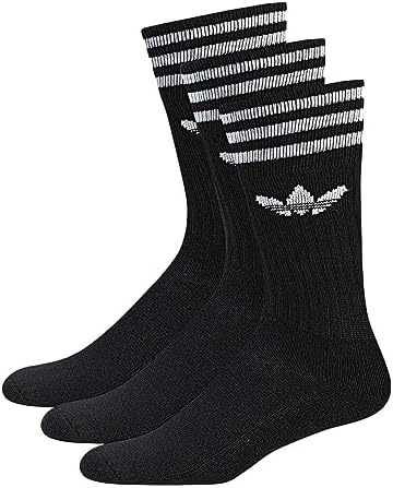 Men's unisex-adults Women Men crew mid cut crew socks lightweight running socks pack of 3