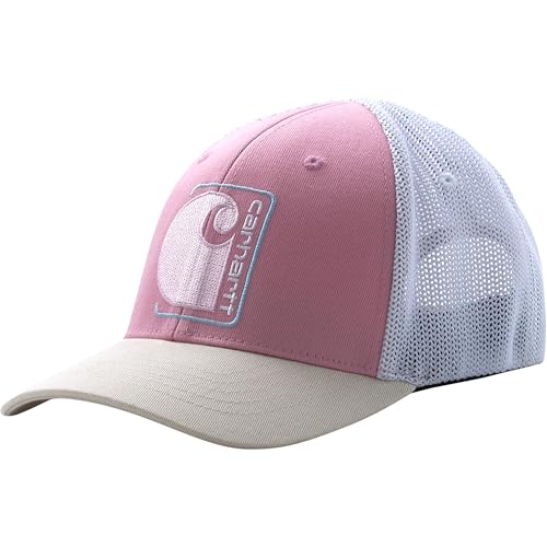 Gorro Carhartt para bebé en color peonía: calidez y estilo trucker en el parque