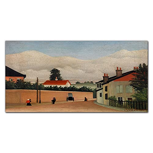 Impression sur toile city street gora sky 100x50cm pour sublimer votre bureau moderne