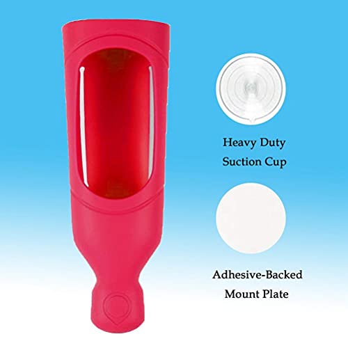 Kuashidai Shampoo Shower Squeeze Bottle Wall Mounted Shower Dispenser Cover Stretchy Silicone Sleeve Won't Leak Or Wear Out - Image 2