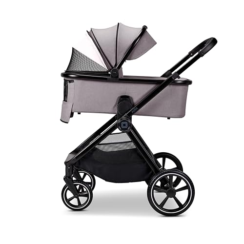 MOON Kombikinderwagen Aura stone/melange