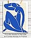 Blue Nude by Henri Matisse Abstract Wall Art: 11x14 Unframed Minimalist, Aesthetic & Boho Wall Art Print for Home, Office, Dorm, Bedroom & Studio Decor - Creative Housewarming Gift Idea for Art Lovers