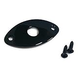 YJB PARTS キャッツアイ型ジャックプレート (ブラック)