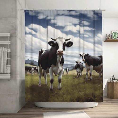 Rideau de douche moderne lavable en machine tissu imperméable 183 x 183 cm - 2