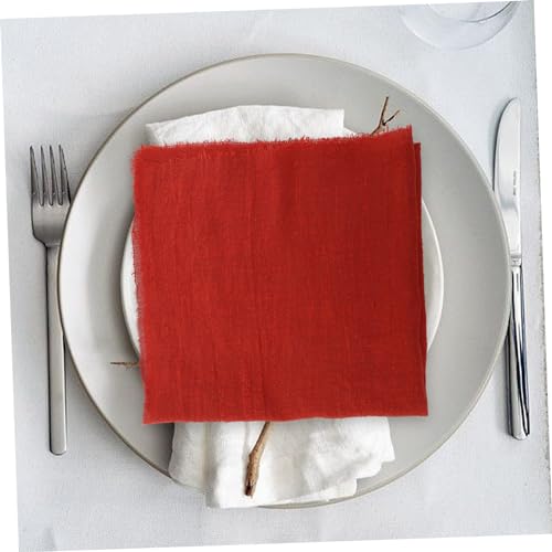 Serviettes de table réutilisables Mikikit lot de 12 tissus polyester