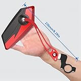 Bike Mirror, [2 PCS]Diyife HD Wide Angle Large Bicycle Rear View Mirror, 360°Adjustable Explosion-Proof Bicycle Mirrors for Handlebar 22-25mm, Shockproof for Mountain Road Bike Scooter Motocycle(Red) - Image 6