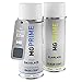 Produktbild Autolack Sprühdosen Set für Peugeot EZW Gris Fer Nacre Metallic/Stahlgrau Metallic Basislack Klarlack Spraydose 400ml