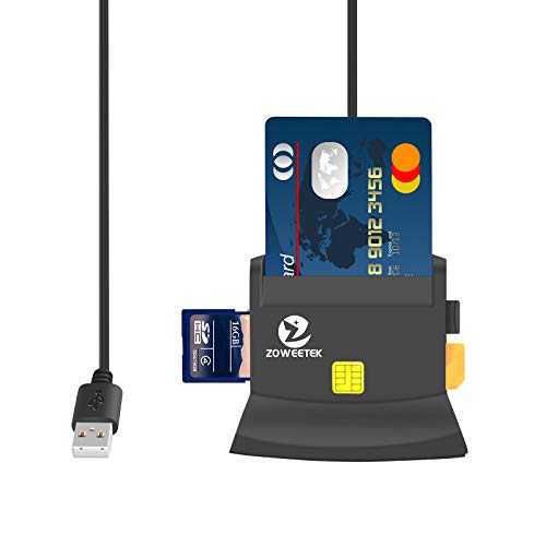 ZOWEETEK® Lector de DNI Electrónico multifunción para Todo Tipo de...