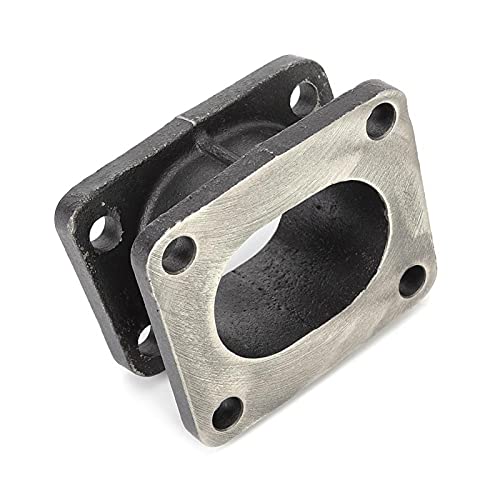 Turbocharger Flange, T3 to T4 Turbo Adapter 15 Degrees Manifold Exhaust Flange Turbocharger Accessory Cast Iron by Kuuleyn - Image 6
