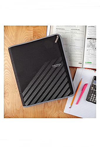 Five Star Fich rio com z per Xpanz, an is redondos de 5 cm, 380 folhas, cinza