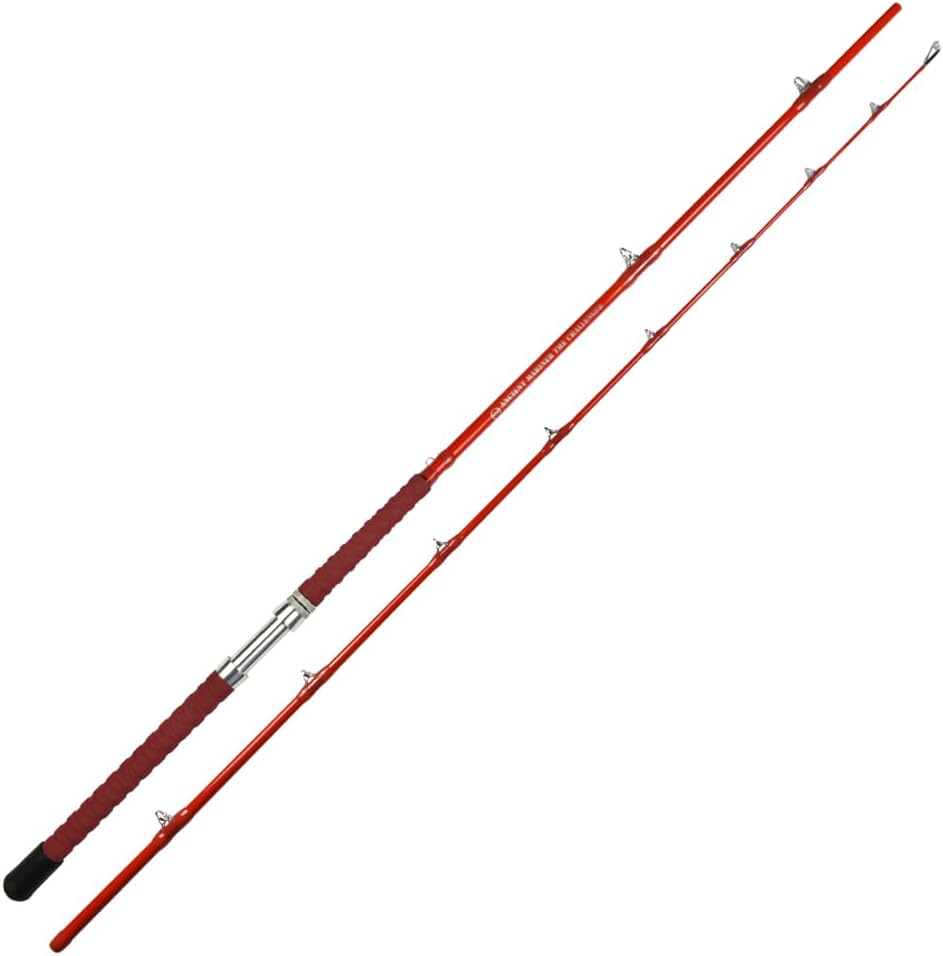 ANCIENT MARINER Catfish Fishing Rods 10' Two-Piece Glow in The Dark Ancient Mariner The Challenger Casting Rod, Heavy