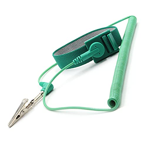 Anti Static Wrist Strap with grounding Wire ESD Anti Static Wristband Adjustable Coiled Cord Anti Shock Wristband (1) - Image 4