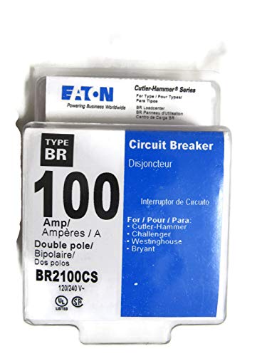 Eaton 100 Amp Double-Pole Type-Br Circuit Breaker #TOP1