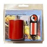 Heizungszirkulationspumpe Rotationsprüfer mit Magnetventilöffnungserkennung, geeignet für Heizungsunternehmer zur Überprüfung der Pumpenfunktion und des Ventilstatus (rot)