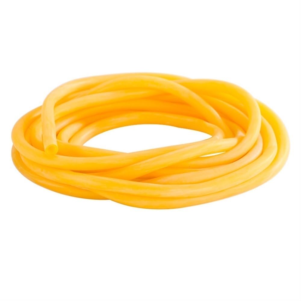 Gohapy One Color Rubber Tube High Resilient Elastic Tube 1M, Id 1.6~12Mm Nature Latex Rubber Hoses, Tubing For Fitness Laboratory