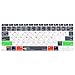 MOSISO Silicone Keyboard Cover Compatible MacBook Pro 13 Inch 2017 & 2016 Release A1708 Without Touch Bar, New MacBook 12 Inch A1534 Protective Skin, Mac OS X Shortcut, Gray